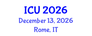 International Conference on Urology (ICU) December 13, 2026 - Rome, Italy International Conference on Urology (ICU) December 13, 2026 - Rome, Italy