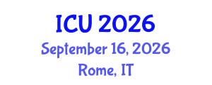 International Conference on Urology (ICU) September 16, 2026 - Rome, Italy International Conference on Urology (ICU) September 16, 2026 - Rome, Italy