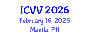 International Conference on Vaccines and Vaccination (ICVV) February 16, 2026 - Manila, Philippines International Conference on Vaccines and Vaccination (ICVV) February 16, 2026 - Manila, Philippines