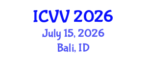 International Conference on Vaccines and Vaccination (ICVV) July 15, 2026 - Bali, Indonesia International Conference on Vaccines and Vaccination (ICVV) July 15, 2026 - Bali, Indonesia