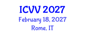 International Conference on Vaccines and Vaccination (ICVV) February 18, 2027 - Rome, Italy International Conference on Vaccines and Vaccination (ICVV) February 18, 2027 - Rome, Italy