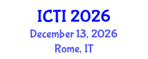 International Conference on Vaccinology (ICTI) December 13, 2026 - Rome, Italy International Conference on Vaccinology (ICTI) December 13, 2026 - Rome, Italy