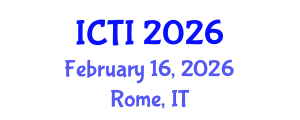 International Conference on Vaccinology (ICTI) February 16, 2026 - Rome, Italy International Conference on Vaccinology (ICTI) February 16, 2026 - Rome, Italy