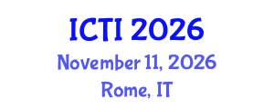 International Conference on Vaccinology (ICTI) November 11, 2026 - Rome, Italy International Conference on Vaccinology (ICTI) November 11, 2026 - Rome, Italy