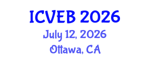 International Conference on Veterinary Epidemiology and Biostatistics (ICVEB) July 12, 2026 - Ottawa, Canada