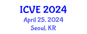 International Conference on Veterinary Epidemiology (ICVE) April 25, 2024 - Seoul, Republic of Korea