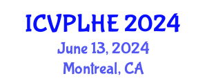 International Conference on Veterinary Pathology, Livestock Health and Epizootiology (ICVPLHE) June 13, 2024 - Montreal, Canada