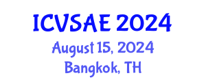 International Conference on Veterinary Science and Animal Epidemiology (ICVSAE) August 15, 2024 - Bangkok, Thailand