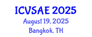 International Conference on Veterinary Science and Animal Epidemiology (ICVSAE) August 19, 2025 - Bangkok, Thailand