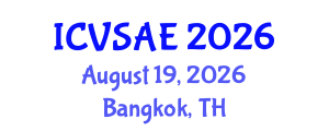 International Conference on Veterinary Science and Animal Epidemiology (ICVSAE) August 19, 2026 - Bangkok, Thailand