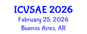 International Conference on Veterinary Science and Animal Epidemiology (ICVSAE) February 25, 2026 - Buenos Aires, Argentina