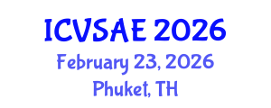 International Conference on Veterinary Science and Animal Epidemiology (ICVSAE) February 23, 2026 - Phuket, Thailand