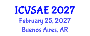 International Conference on Veterinary Science and Animal Epidemiology (ICVSAE) February 25, 2027 - Buenos Aires, Argentina International Conference on Veterinary Science and Animal Epidemiology (ICVSAE) February 25, 2027 - Buenos Aires, Argentina