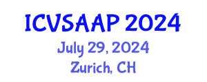 International Conference on Veterinary Sciences, Animal Anatomy and Physiology (ICVSAAP) July 29, 2024 - Zurich, Switzerland