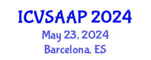 International Conference on Veterinary Sciences, Animal Anatomy and Physiology (ICVSAAP) May 23, 2024 - Barcelona, Spain