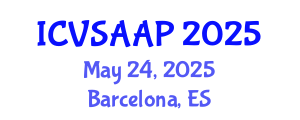 International Conference on Veterinary Sciences, Animal Anatomy and Physiology (ICVSAAP) May 24, 2025 - Barcelona, Spain