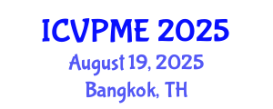 International Conference on Vibration Problems and Mechanical Engineering (ICVPME) August 19, 2025 - Bangkok, Thailand