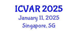 International Conference on Virtual and Augmented Reality (ICVAR) January 11, 2025 - Singapore, Singapore