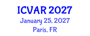 International Conference on Virtual and Augmented Reality (ICVAR) January 25, 2027 - Paris, France International Conference on Virtual and Augmented Reality (ICVAR) January 25, 2027 - Paris, France