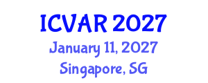 International Conference on Virtual and Augmented Reality (ICVAR) January 11, 2027 - Singapore, Singapore International Conference on Virtual and Augmented Reality (ICVAR) January 11, 2027 - Singapore, Singapore