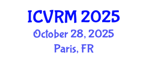 International Conference on Virtual Reality in Medicine (ICVRM) October 28, 2025 - Paris, France