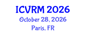 International Conference on Virtual Reality in Medicine (ICVRM) October 28, 2026 - Paris, France