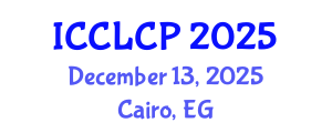 International Conference on Visible Light Communication and Positioning (ICCLCP) December 13, 2025 - Cairo, Egypt