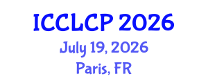 International Conference on Visible Light Communication and Positioning (ICCLCP) July 19, 2026 - Paris, France