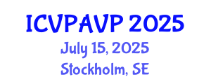 International Conference on Visual Perception and Artificial Visual Perception (ICVPAVP) July 15, 2025 - Stockholm, Sweden