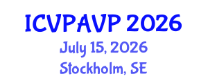 International Conference on Visual Perception and Artificial Visual Perception (ICVPAVP) July 15, 2026 - Stockholm, Sweden