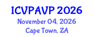 International Conference on Visual Perception and Artificial Visual Perception (ICVPAVP) November 04, 2026 - Cape Town, South Africa