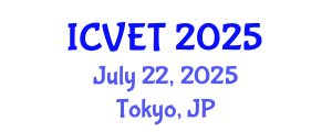 International Conference on Vocational Education and Technology (ICVET) July 22, 2025 - Tokyo, Japan
