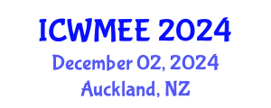 International Conference on Waste Management and Environmental Engineering (ICWMEE) December 02, 2024 - Auckland, New Zealand