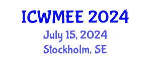 International Conference on Waste Management and Environmental Engineering (ICWMEE) July 15, 2024 - Stockholm, Sweden