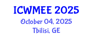International Conference on Waste Management and Environmental Engineering (ICWMEE) October 04, 2025 - Tbilisi, Georgia