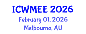 International Conference on Waste Management and Environmental Engineering (ICWMEE) February 01, 2026 - Melbourne, Australia