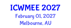 International Conference on Waste Management and Environmental Engineering (ICWMEE) February 01, 2027 - Melbourne, Australia