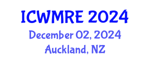 International Conference on Waste Management and Remediation Engineering (ICWMRE) December 02, 2024 - Auckland, New Zealand