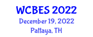 International Conference on Waste Management, Chemical, Biological & Environmental Sciences (WCBES) December 19, 2022 - Pattaya, Thailand