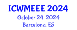 International Conference on Waste Management, Ecological and Environmental Engineering (ICWMEEE) October 24, 2024 - Barcelona, Spain