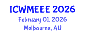 International Conference on Waste Management, Ecological and Environmental Engineering (ICWMEEE) February 01, 2026 - Melbourne, Australia