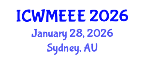 International Conference on Waste Management, Ecological and Environmental Engineering (ICWMEEE) January 28, 2026 - Sydney, Australia