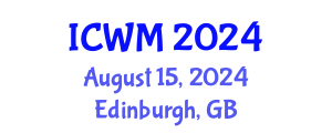 International Conference on Waste Management (ICWM) August 15, 2024 - Edinburgh, United Kingdom