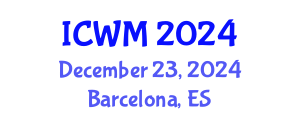 International Conference on Waste Management (ICWM) December 23, 2024 - Barcelona, Spain
