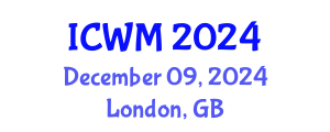 International Conference on Waste Management (ICWM) December 09, 2024 - London, United Kingdom