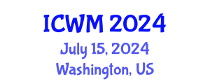 International Conference on Waste Management (ICWM) July 15, 2024 - Washington, United States
