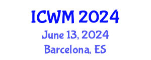 International Conference on Waste Management (ICWM) June 13, 2024 - Barcelona, Spain