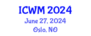 International Conference on Waste Management (ICWM) June 27, 2024 - Oslo, Norway