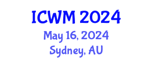 International Conference on Waste Management (ICWM) May 16, 2024 - Sydney, Australia