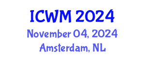 International Conference on Waste Management (ICWM) November 04, 2024 - Amsterdam, Netherlands